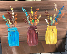 Load image into Gallery viewer, Fall Ball Jars Painting Tutorial